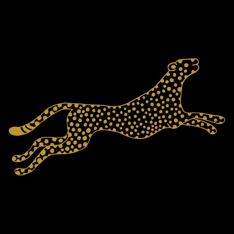 Saut guépard en or