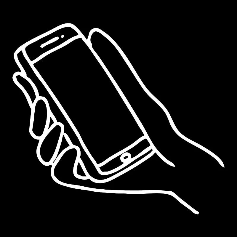 Main de smartphone