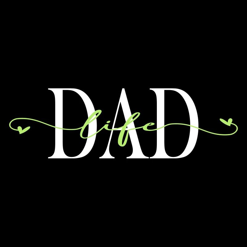 Lettrage de la vie de papa