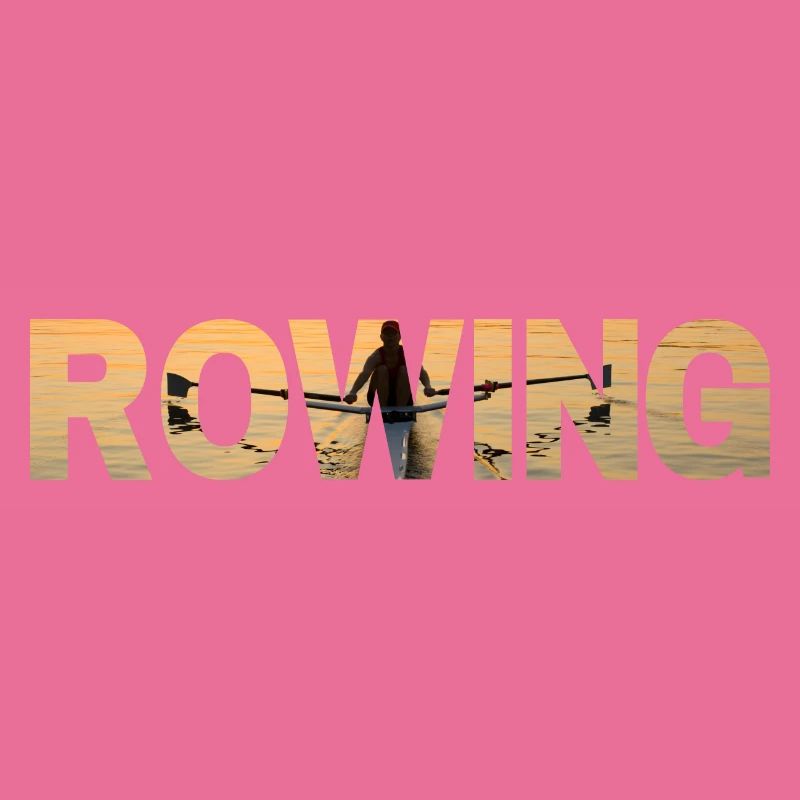 Ruder-Essenz: Einer-Schädel-Typografie-Kunst