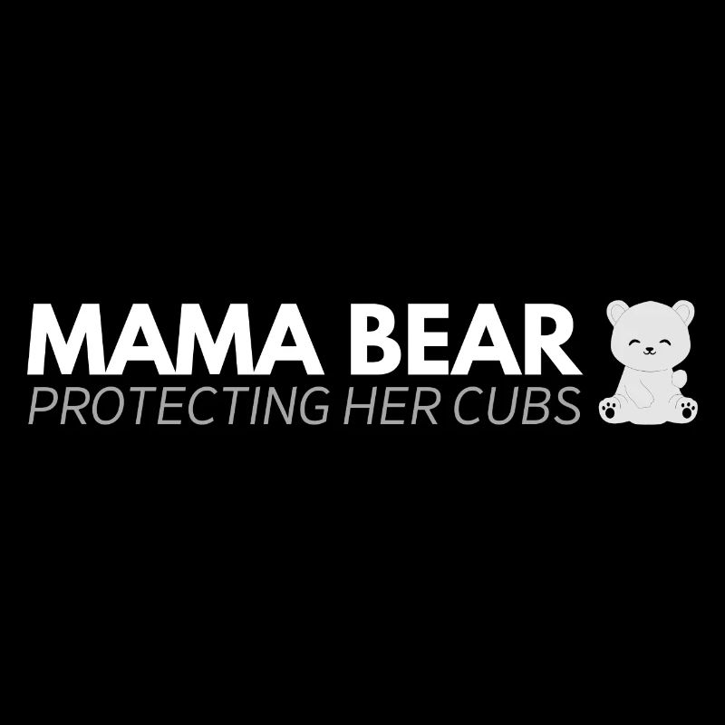 Mama Bear protecting her cubs