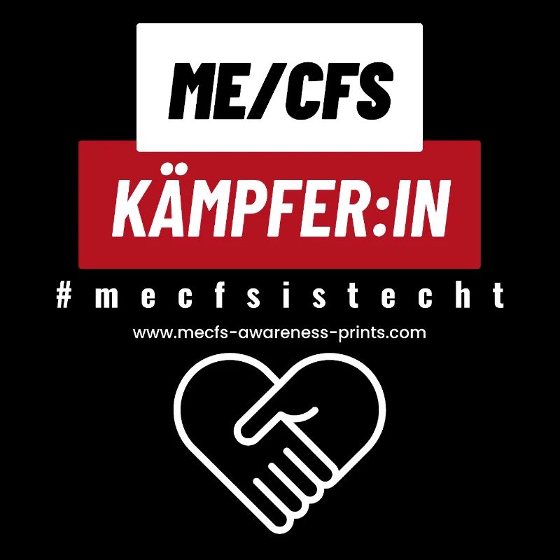 ME/CFS KÄMPFER:IN 💪- rot ❤️
