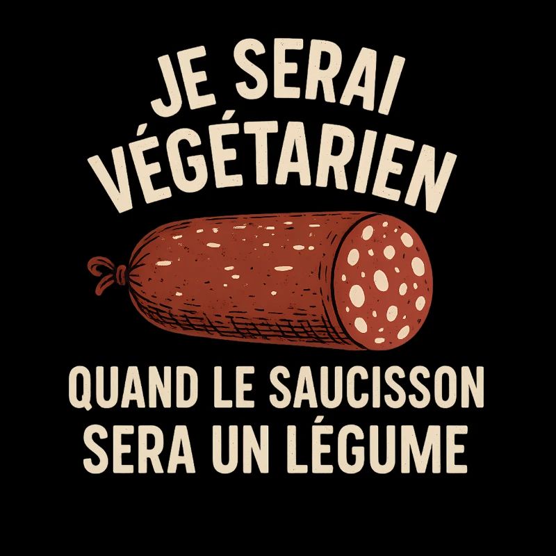 Ich werde Vegetarier, wenn die Wurst ein Gemüse ist