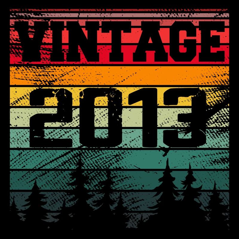 2013 Vintage Geburtstagsgeschenk 2013 Retro