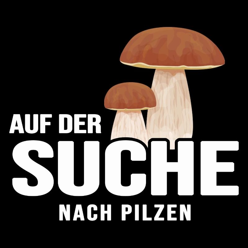 Cueilleur de champignons Temps de champignon Chasse aux champignons Cueillette de champignons Saison des champignons
