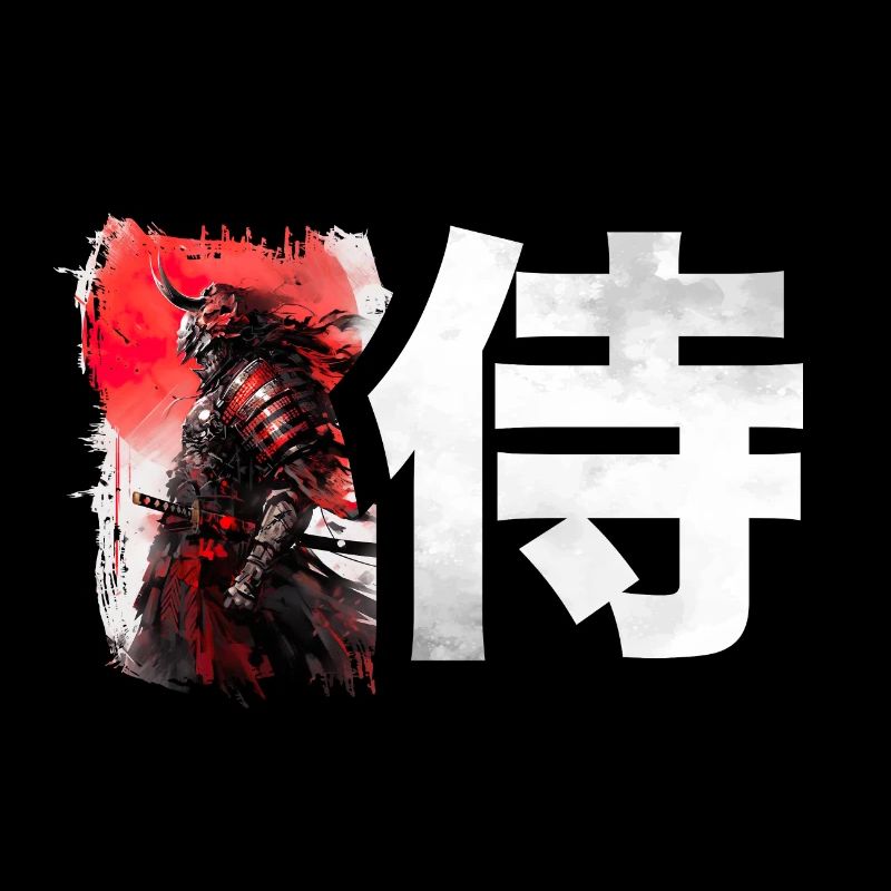Japanese Kanji SAMURAI - Anime Shirt