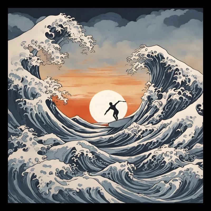 Surfing The Great Wave