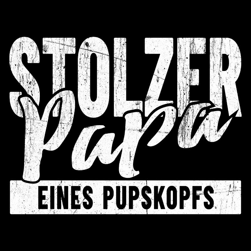 Stolzer Papa eines Pupskopf