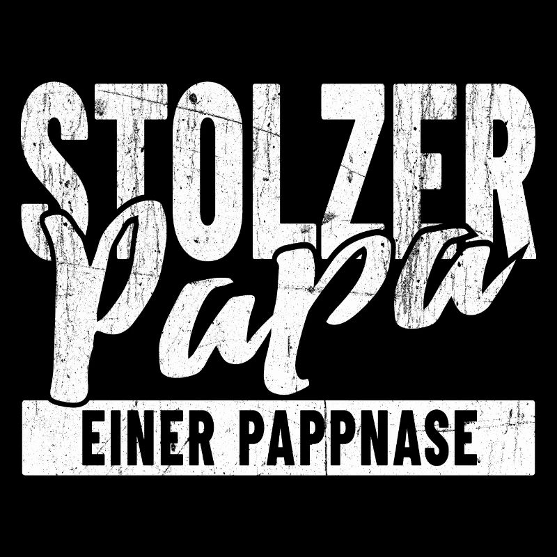 Stolzer Papa einer Pappnase