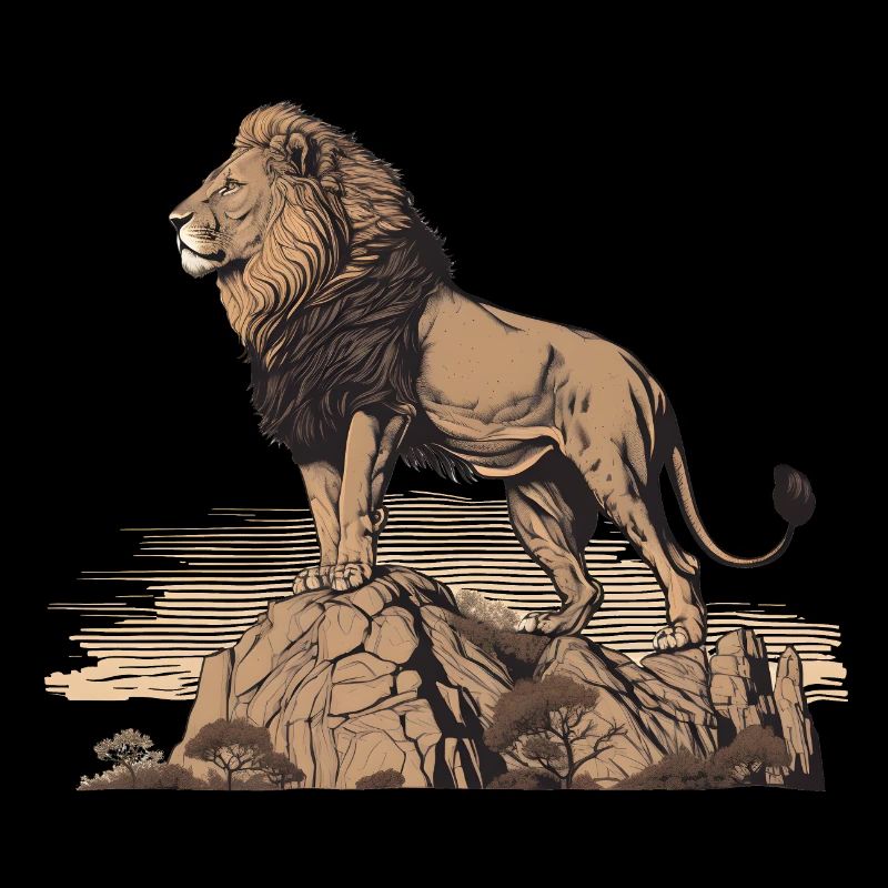 Mächtiger Löwe