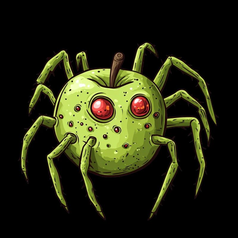Apfelspinne Apfel Spinne