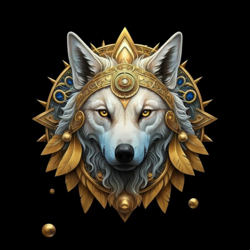 Weißer Wolf