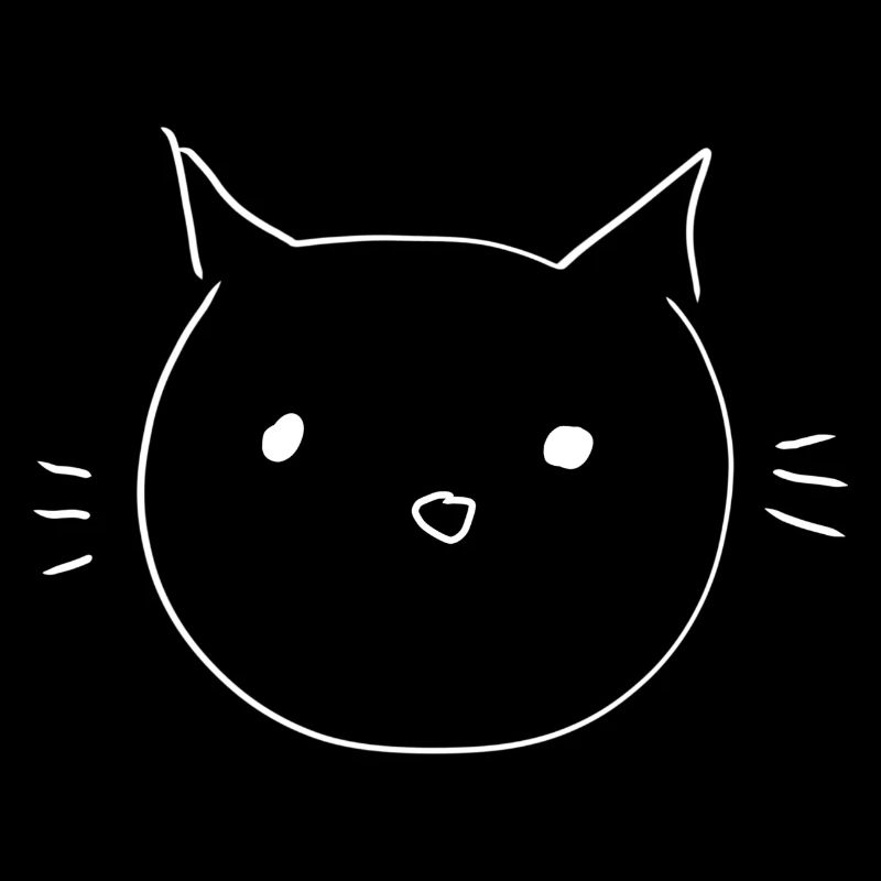 Icône De Tête D’animal De Chat Mignon