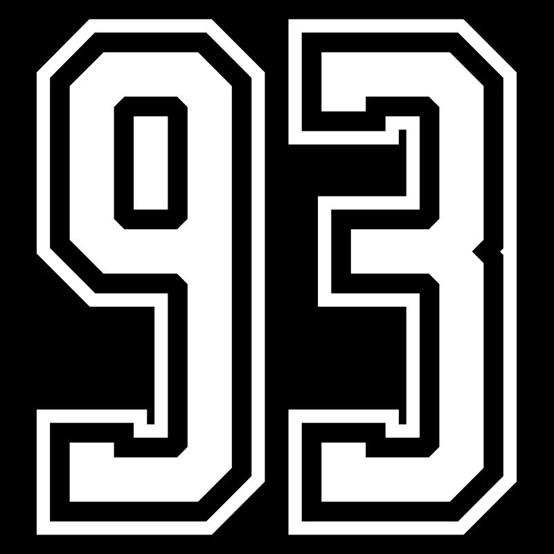 93 Numéro de numéro