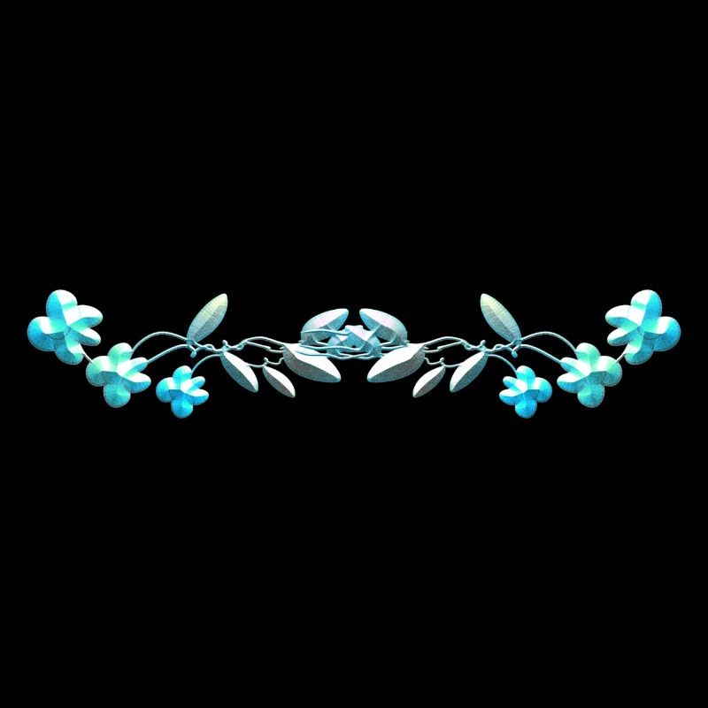 linie blumen blaue