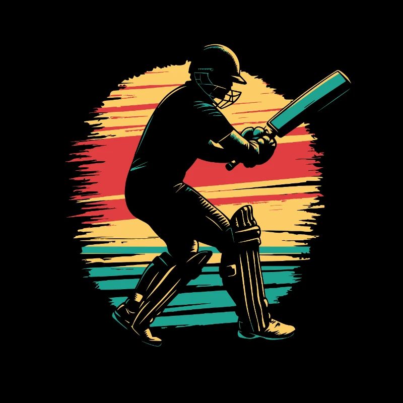 Cricket Player Vintage