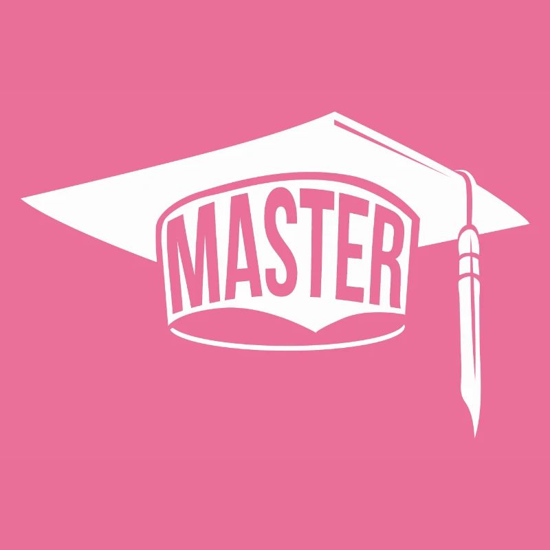 Master Abschluss Geschenk Spruch Master Hut
