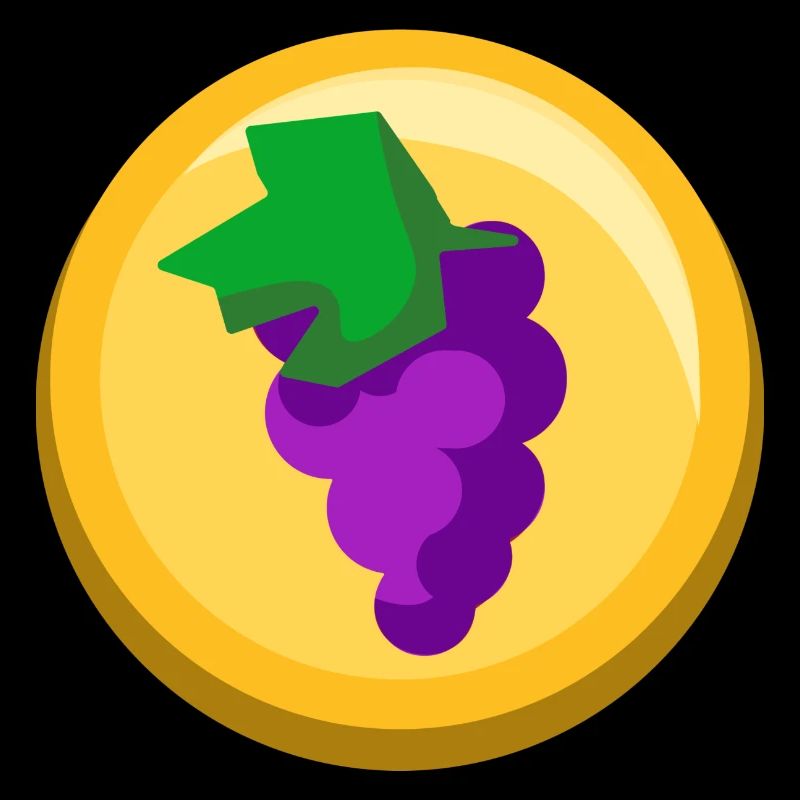 Grape Sticker Fruit Fruit Icon