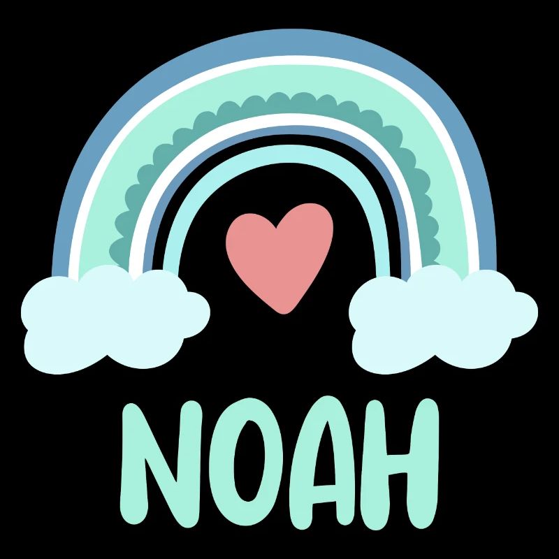 Noah Name Regenbogen Baby