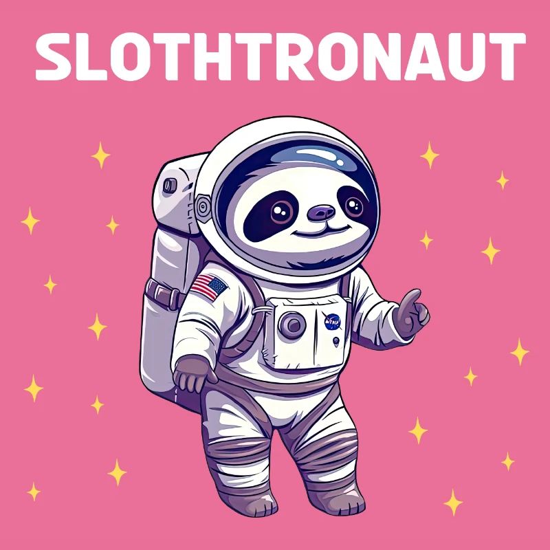Slothtronaut - Astronautendesign