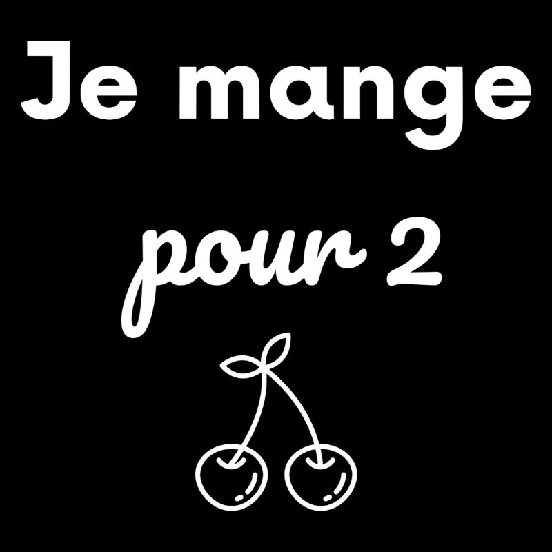 Je mange pour 2 : Annonce grossesse cerise