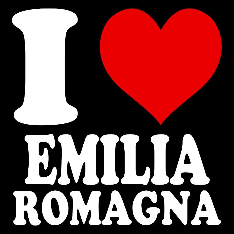 I Love Emilia Romagna Heart Region Italy Funny