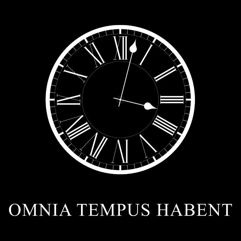 tout a son temps latin blanc