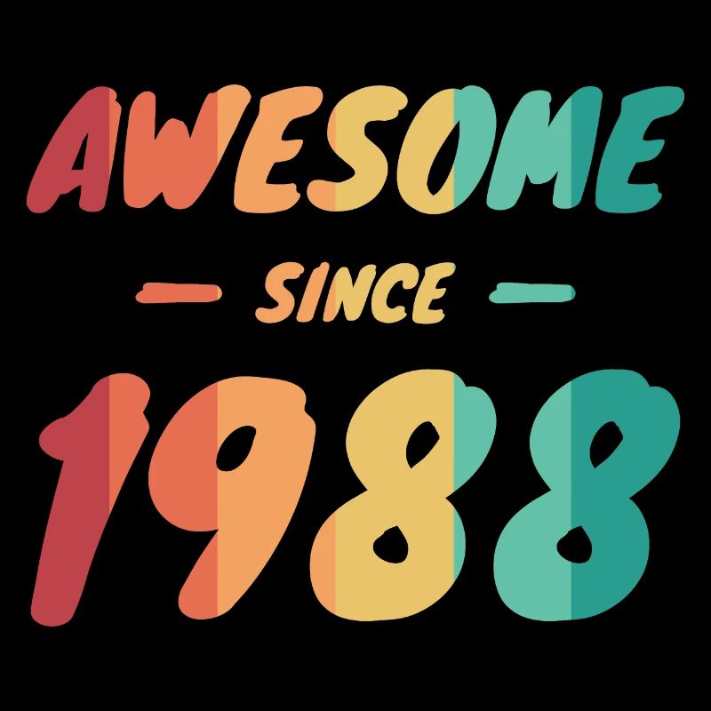 Awesome Since 1988 Gift Idea Vintage
