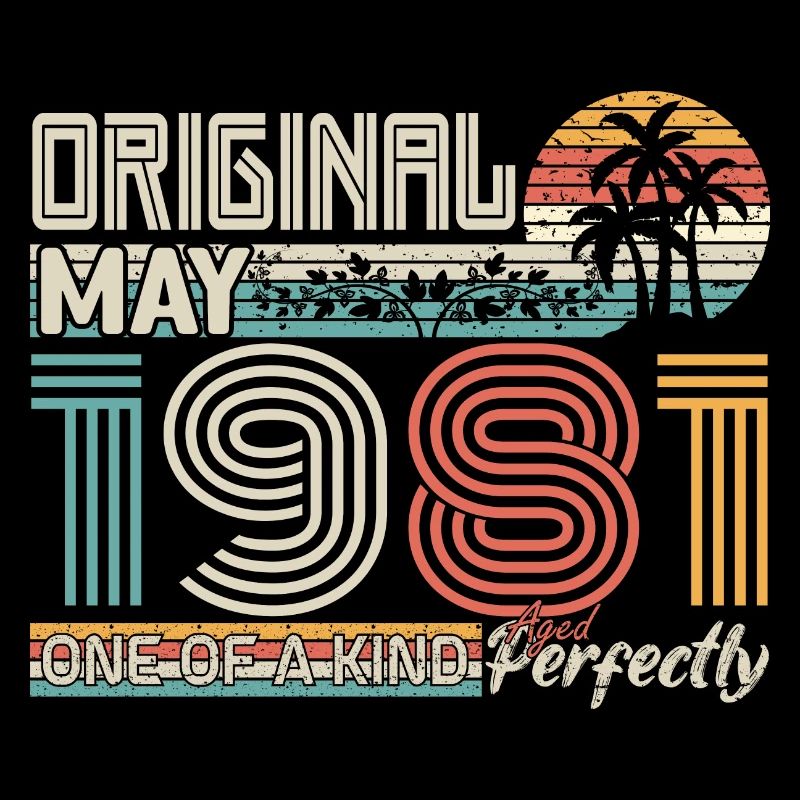 May 1981 birthday May 1981 gift 1981