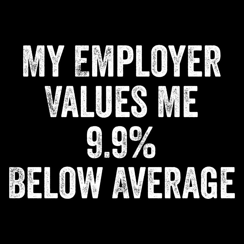 My Employer Values Me 9.9% Below Average