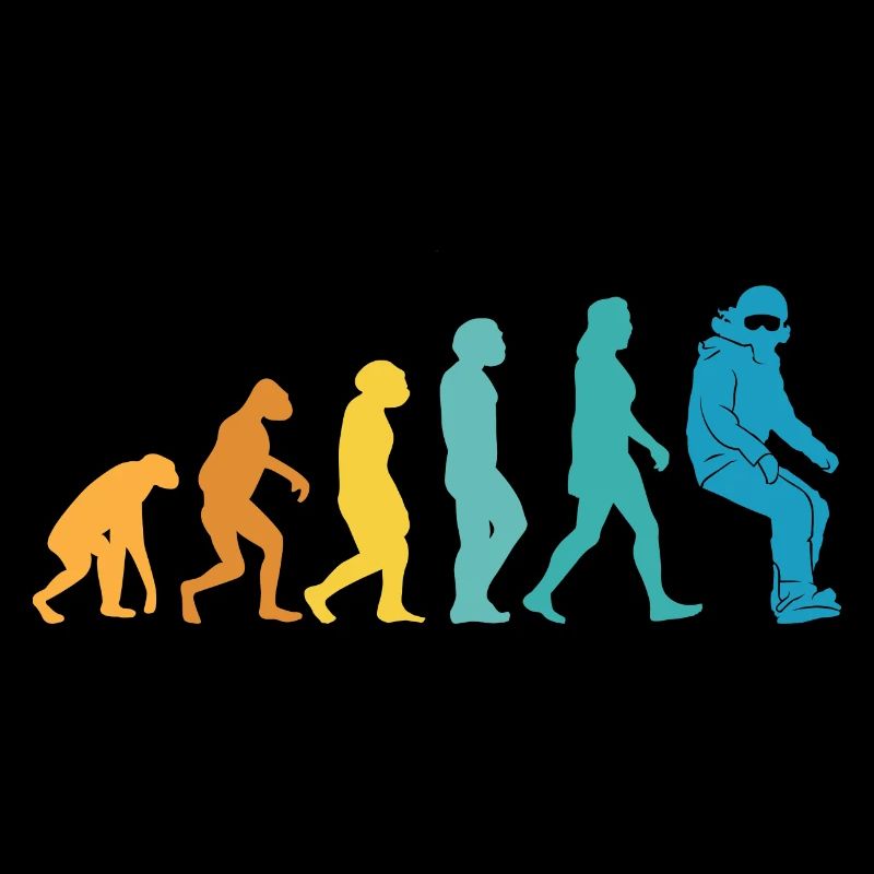 Evolution snowboarders