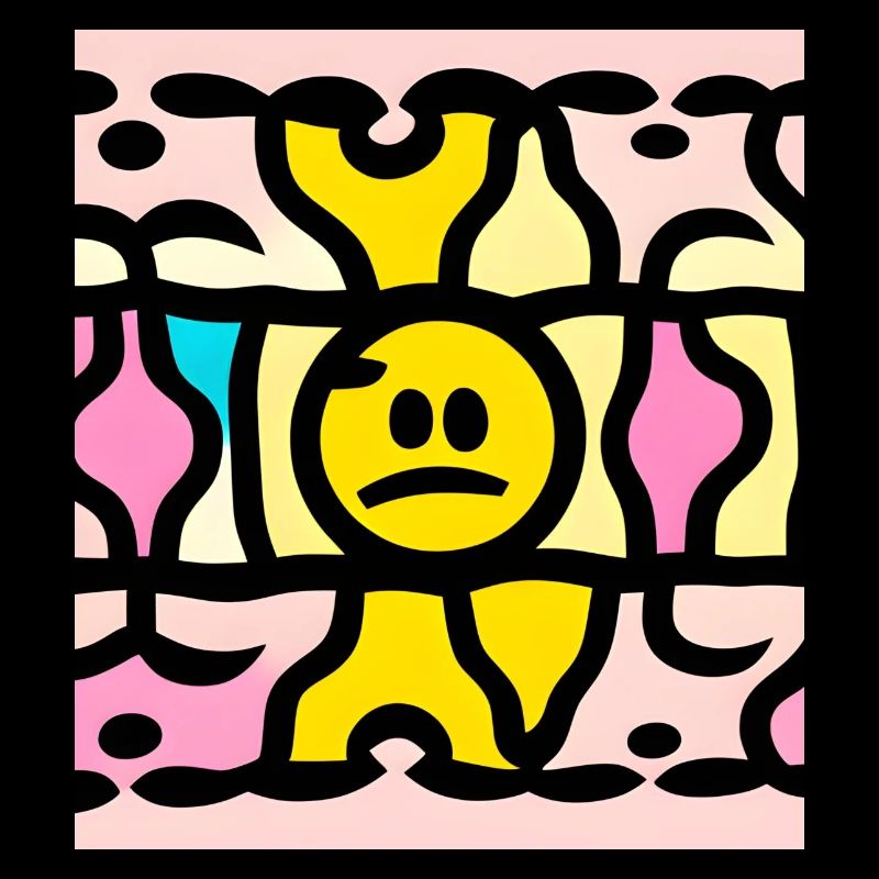 Illustration, Smile imaginaire, absurde et unique