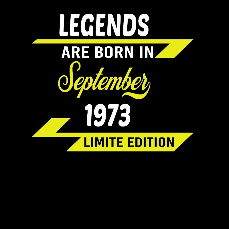 LEGENDS ARE BORN IN 1973 GEBURTSTAGSGESCHENK