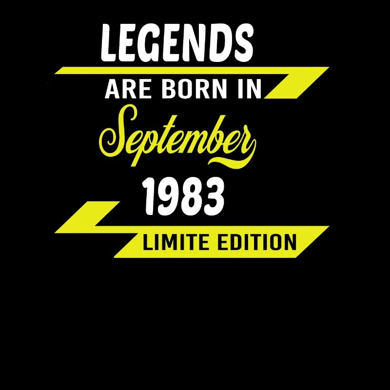 LEGENDS ARE BORN IN 1983 GEBURTSTAGSGESCHENK