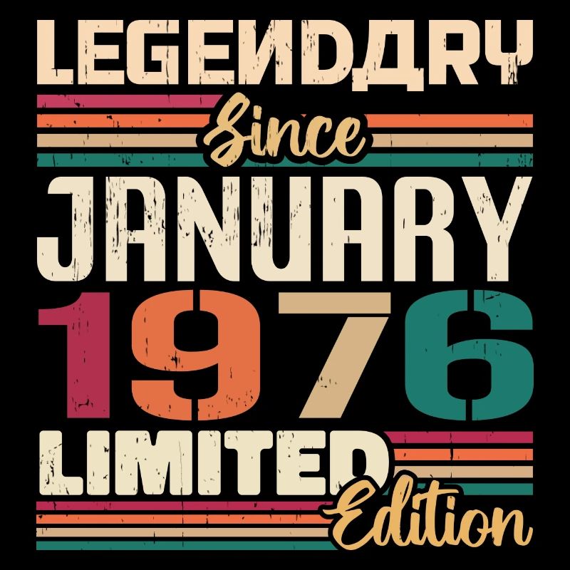 Geburtstagsgeschenk Geboren Im Januar 1976 - 1976