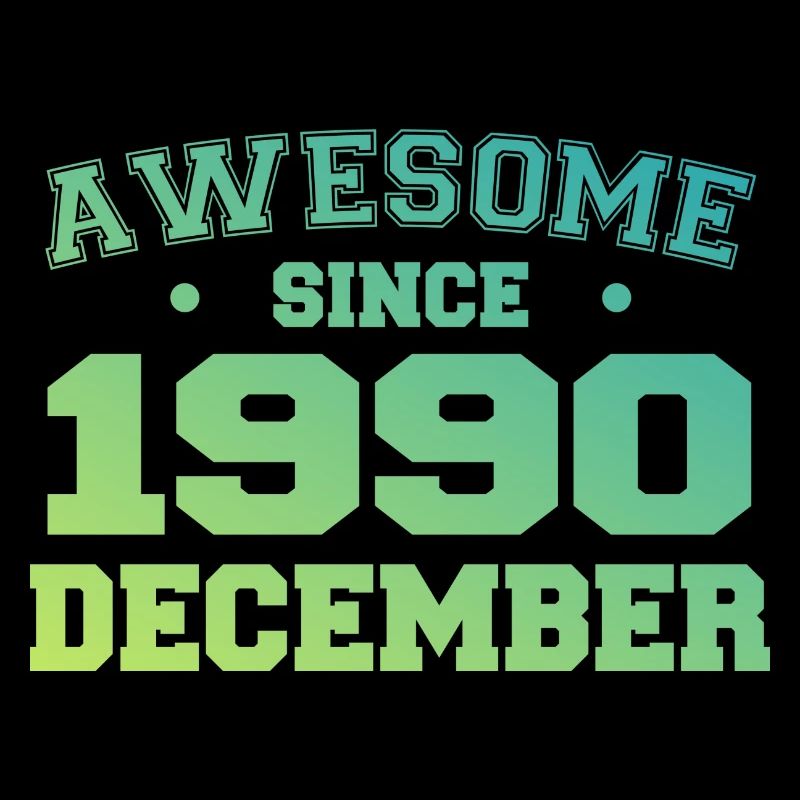 Anniversaire Décembre 1990 - Cadeau Decembre 1990