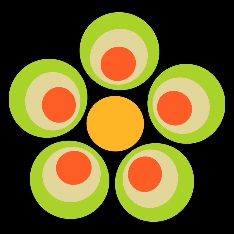 70s Flower Pattern Green st Patrick's Day
