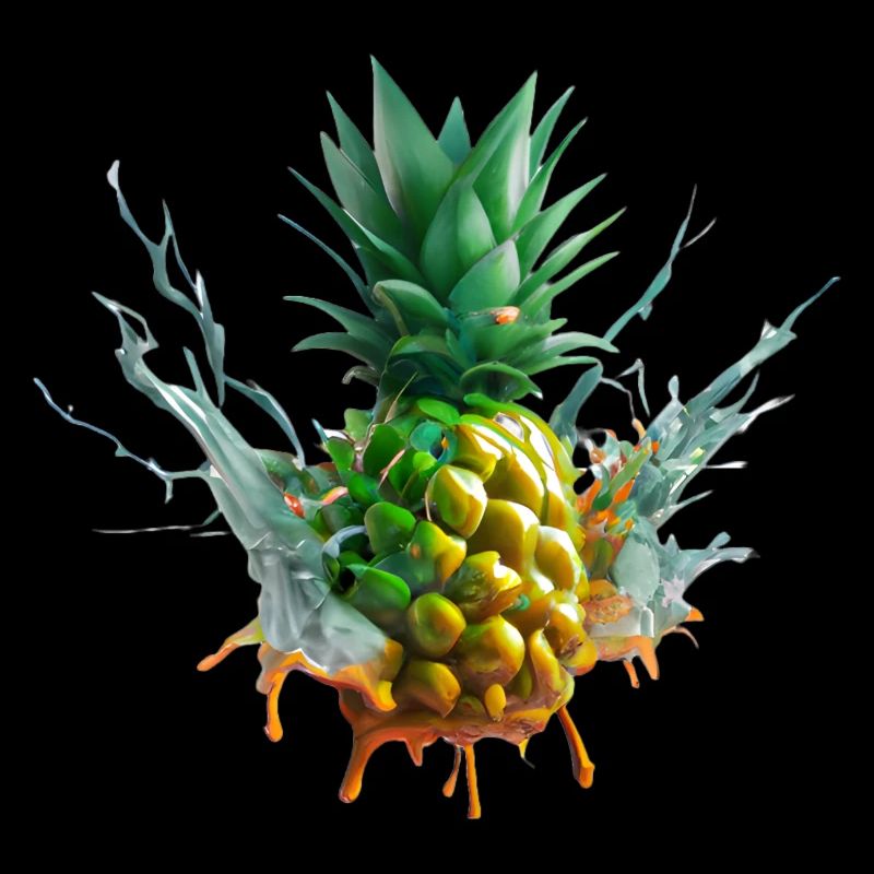 Colorful pineapple