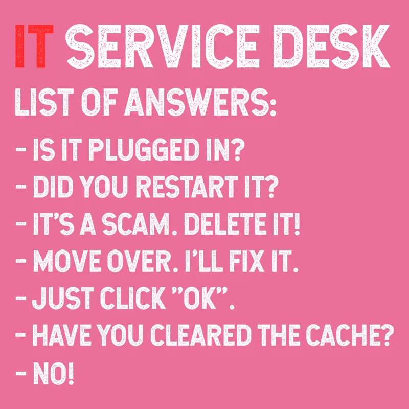 Liste des réponses du centre de services informatiques