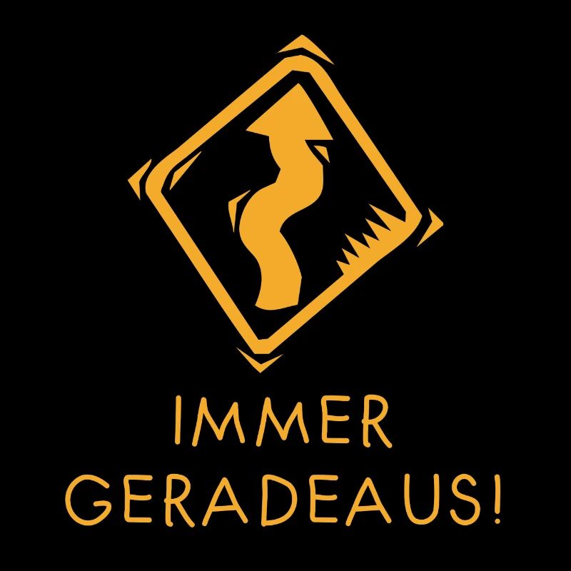 Immer geradeaus Motivation