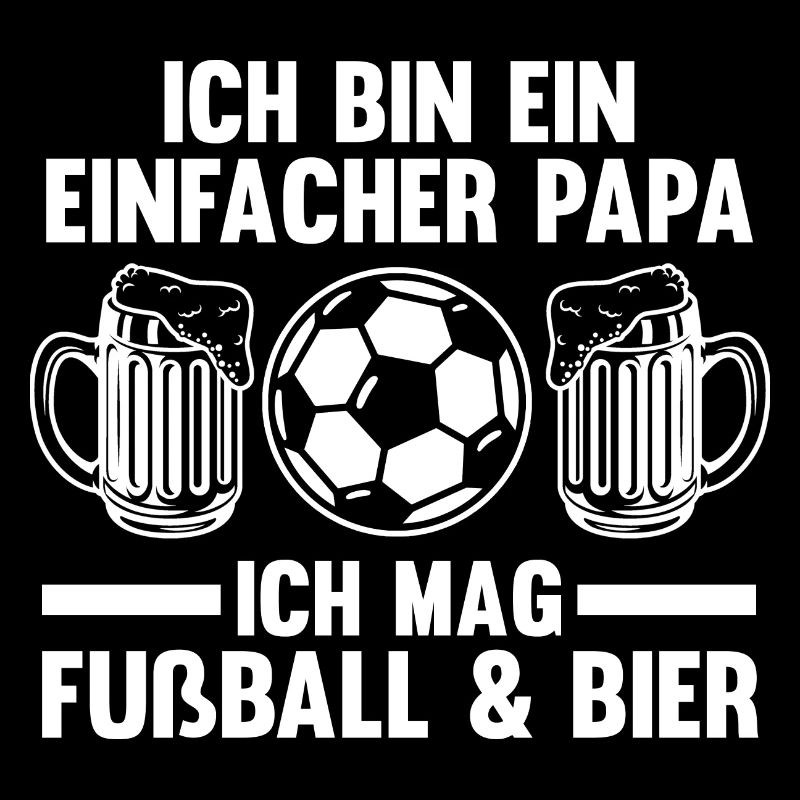 Vater Fußball Bier Papi Papa