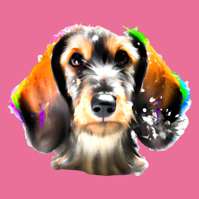 Bunter Dackel