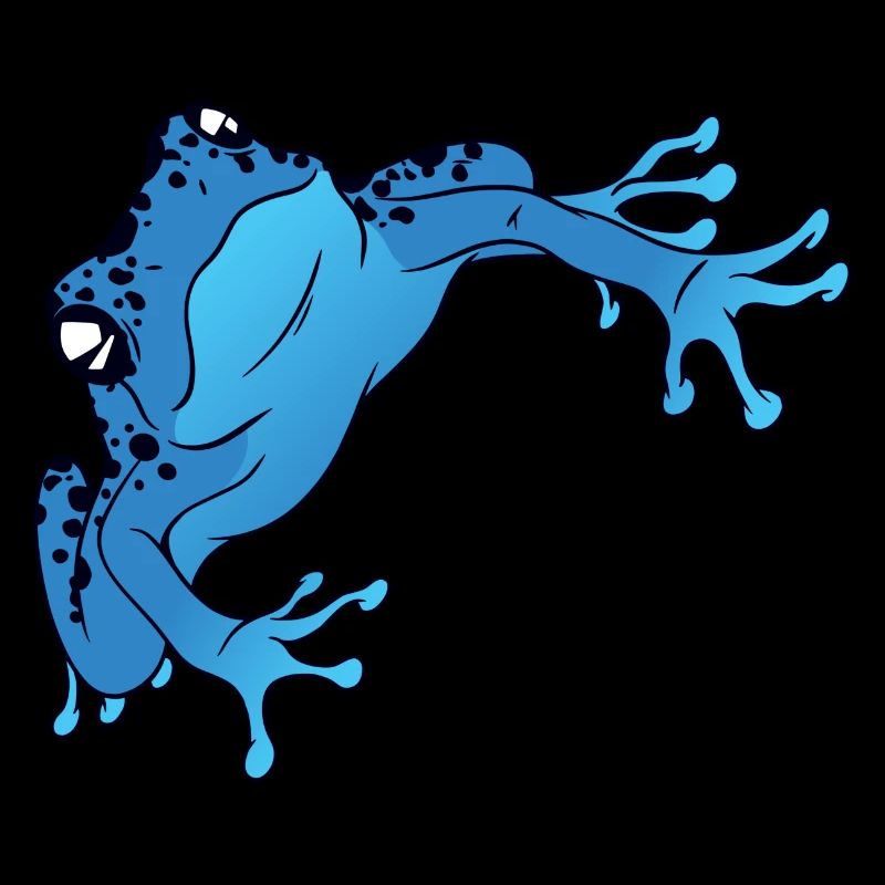 Blauer Frosch