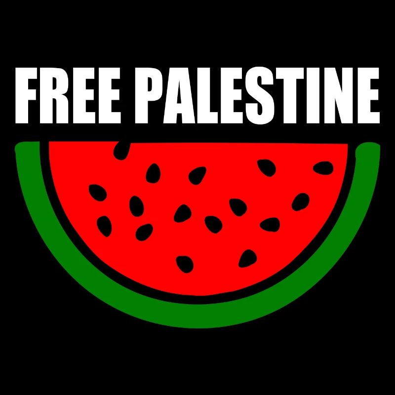 Free palestine Watermelon melon