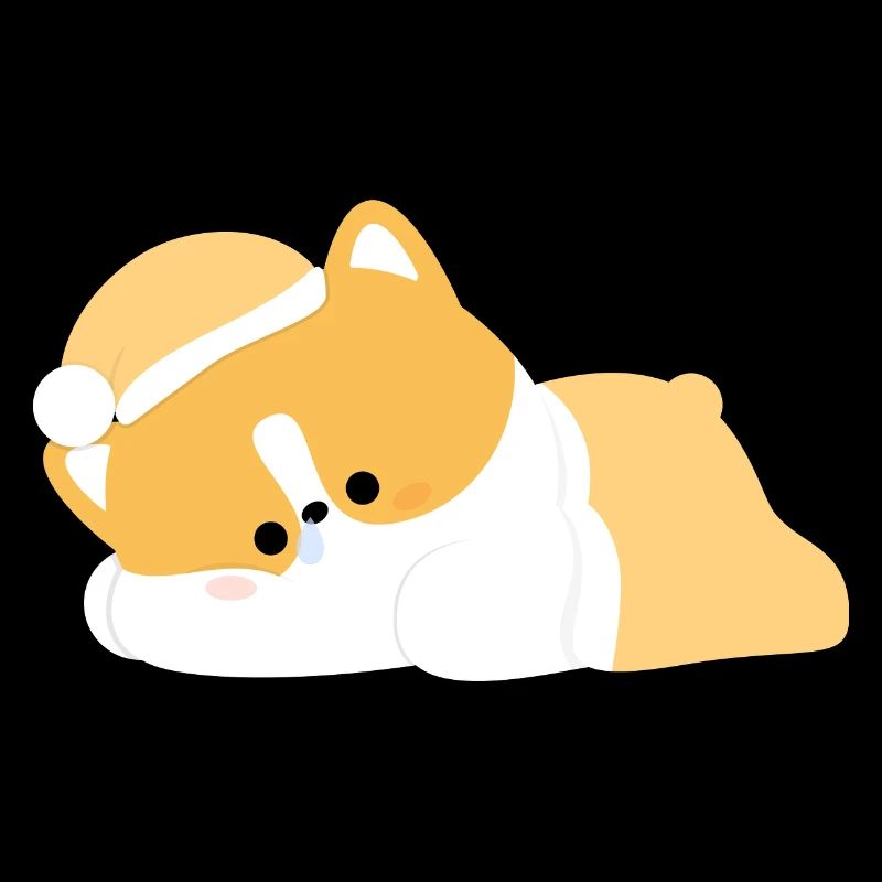 Corgi fatigué