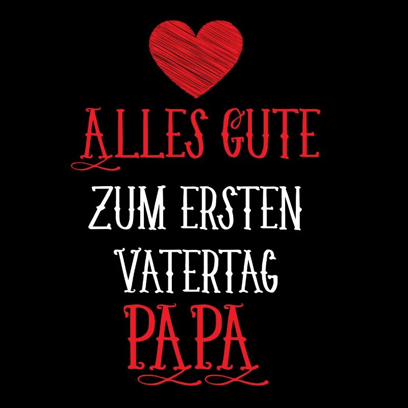 1. VATERTAG Geschenk Papa Vater Geburt Baby Daddy