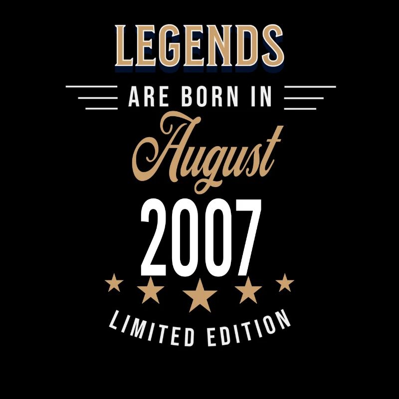 Legends werden im August 2007 geboren