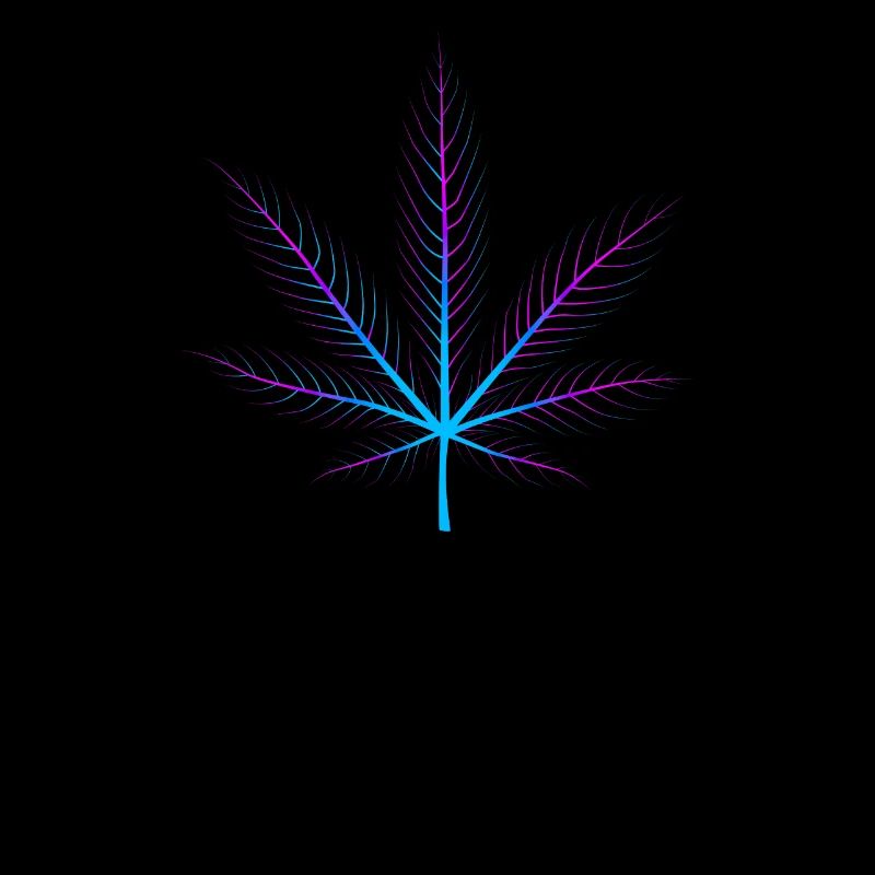 Feuille de cannabis Xray