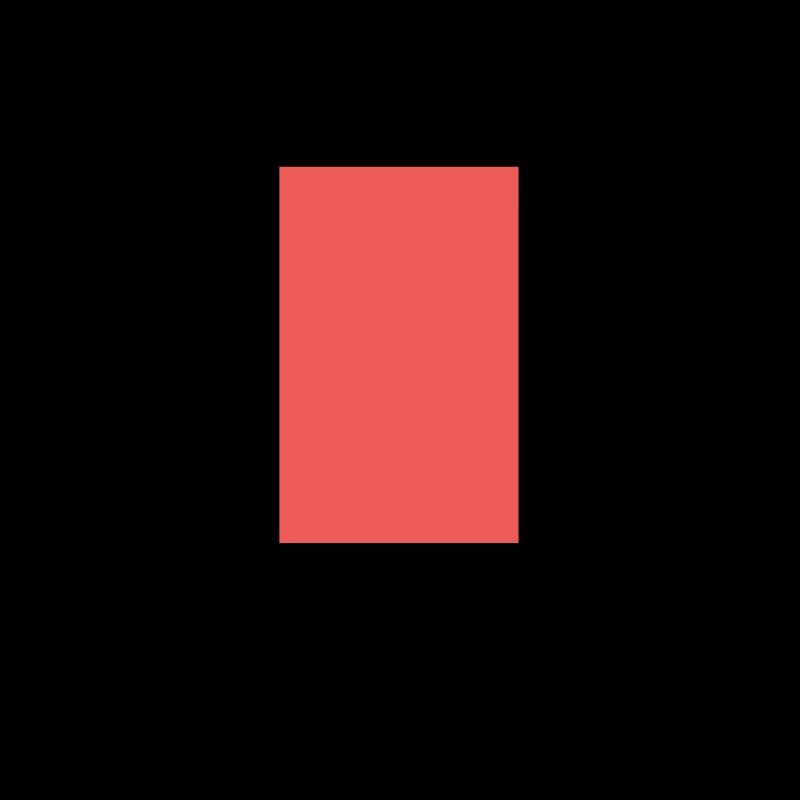 Orange Rectangle on Hoodie