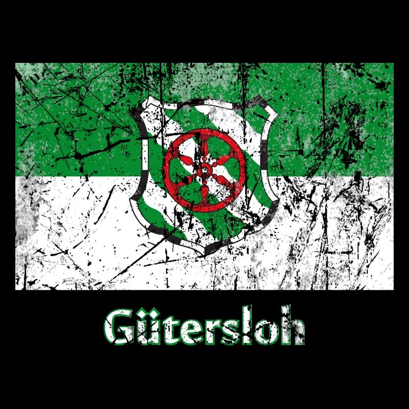 Flagge Gütersloh Stadtfahne Stadtfahne Drapeau